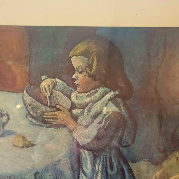 Framed print of the painting Le Gourmet - Pablo Picasso in 1901 - Picture 3 of 10